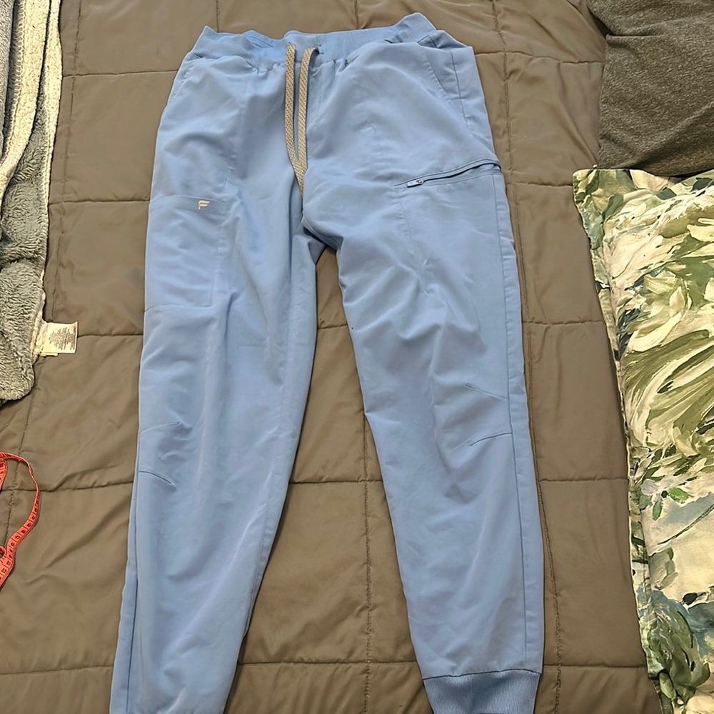 Fabletics Ceil Blue Scrub Pants